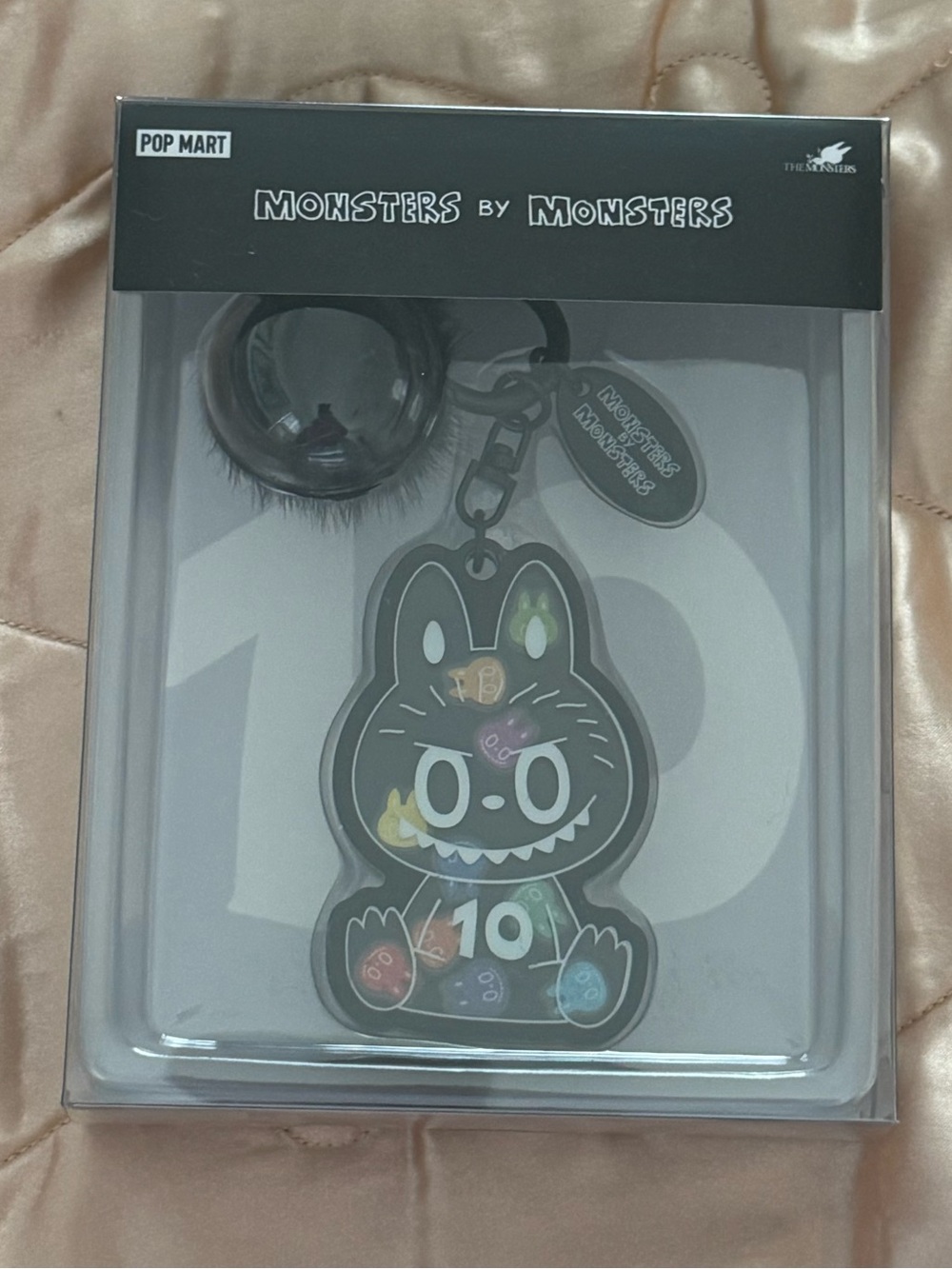 THE MONSTERS 10th Anniversary Acrylic Shaker Pendant Labubu - Factory Sealed
